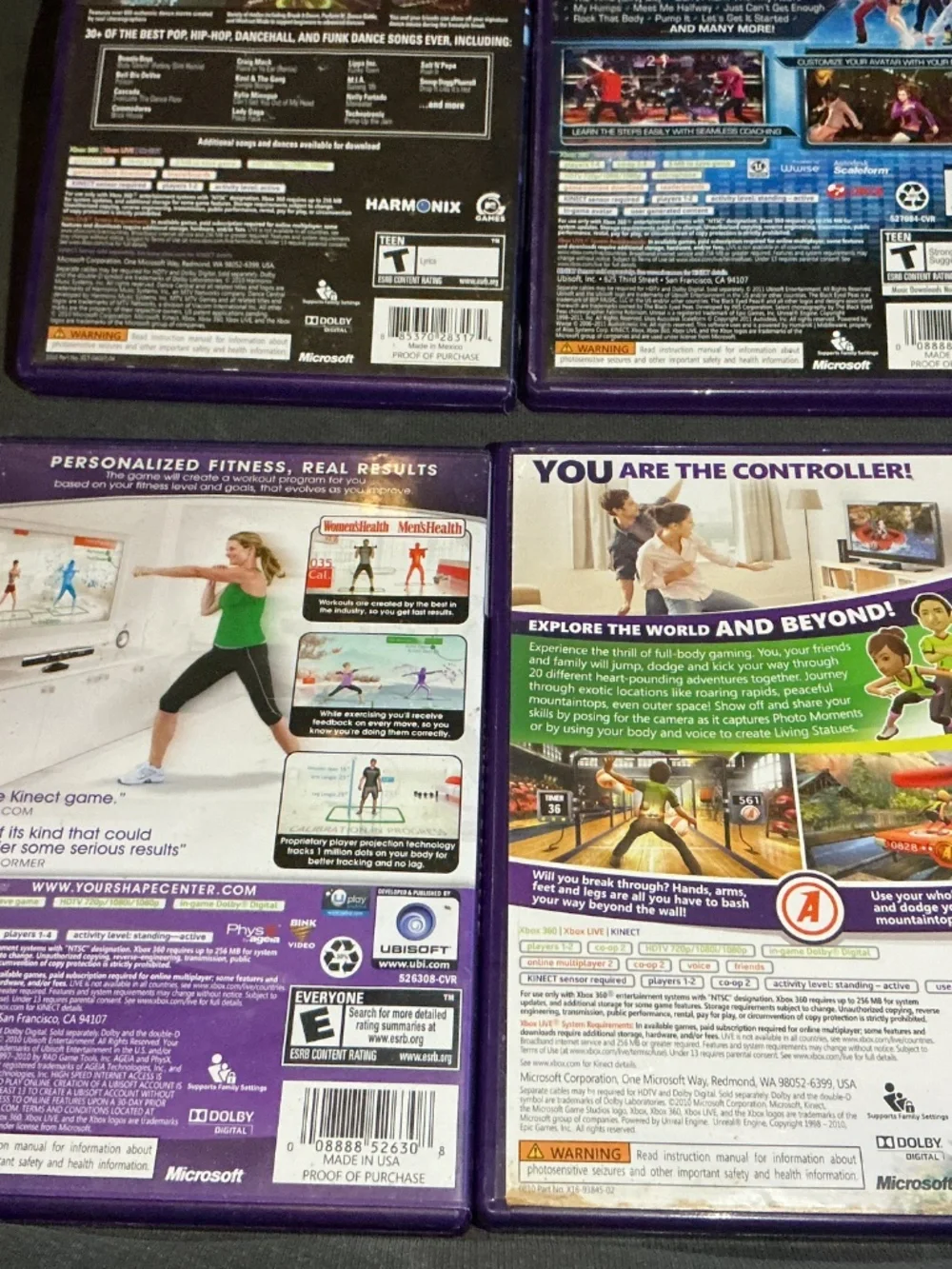 Xbox kinect adventures
